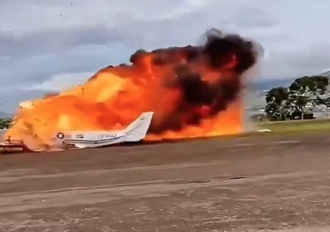 Venezuela Plane Crash Video