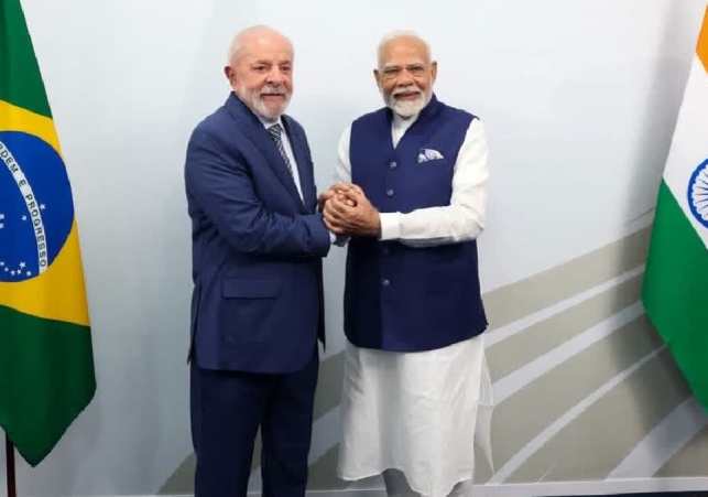 PM Modi Talks With Brazil Prez Lula