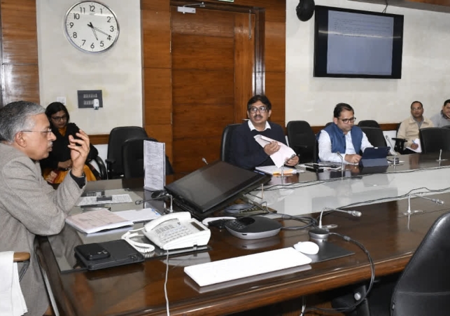 Chief Secretry SP Goyal Meeting