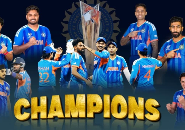 Team India Won T20 World Cup Title