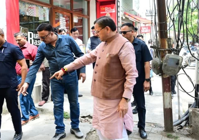 CM Dhami Ground Zero