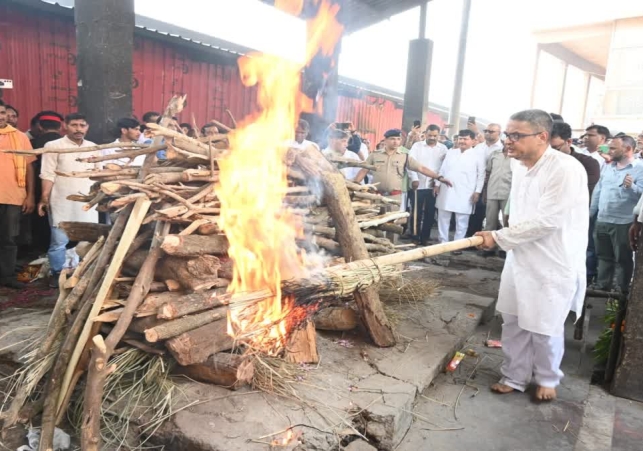 Funeral of Bhuwan Chandra Khanduri