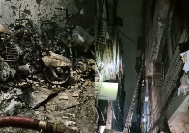 Fire In Tughlakabad Building