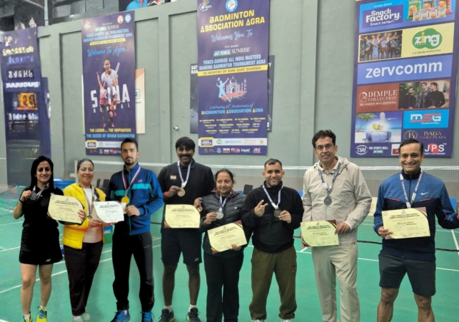 All India Masters Badminton Ranking Tournament in Agra