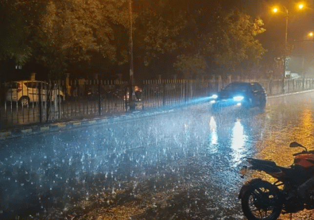 Three-day spell of rain accompanied by strong winds