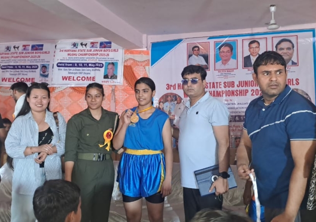 Ridhima Kaushik Won a Gold Medal in Wushu Games