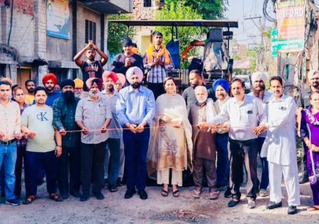 Karamjit Singh Rintu has rapidly initiated the work of constructing