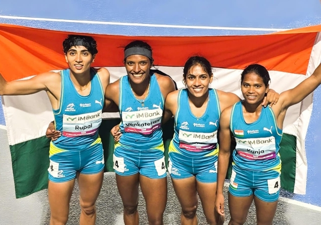 SRMU wins gold medal in 26th Asian Athletics Championship