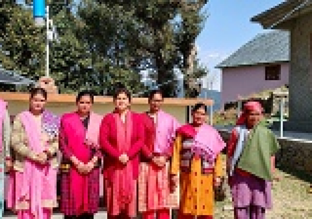 Ghadoi पंचायत में मंगलवार को महिला दिवस धूमधाम से मनाया गया