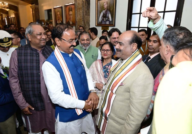 Deputy Chief Minister Shri Keshav Prasad Maurya Extended a Warm Welcome