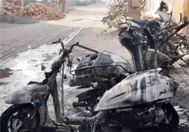 Electric scooter explodes in Sirsa: 