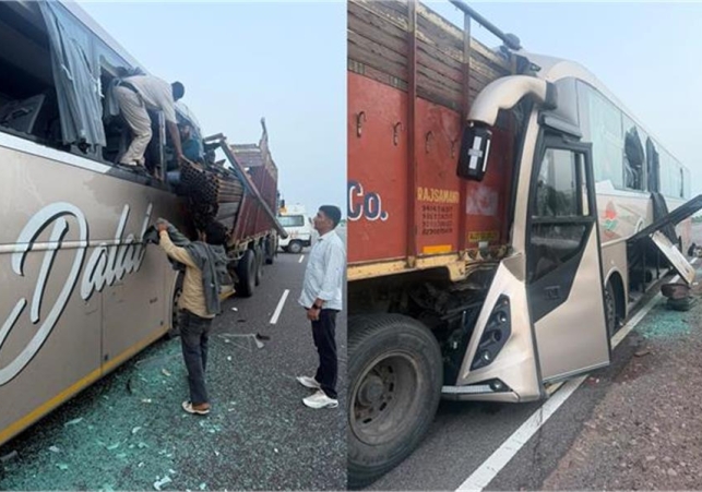 Horrific road accident on NH-152D