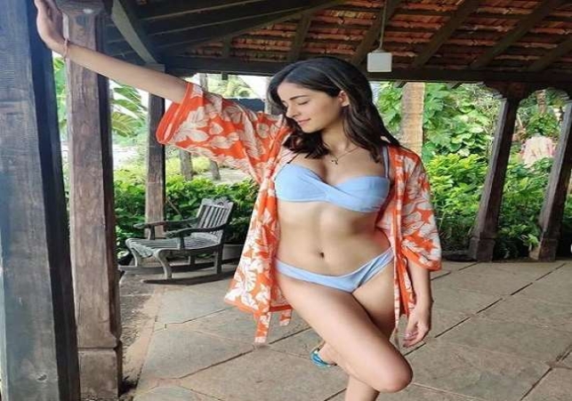 Ananya Panday ने बिकिनी पहन दिया बोल्ड पोज