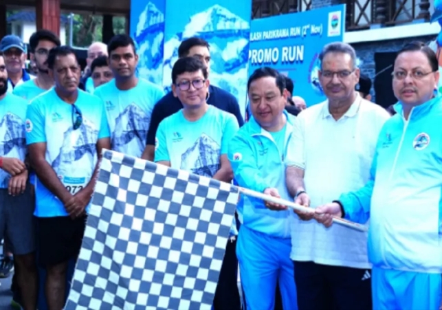 CM Dhami Flagged off the Adi Kailash Parikrama Run