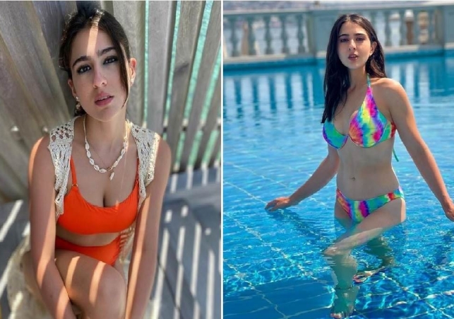 Sara Ali Khan Photos: सारा अली खान ने क्रॉप टॉप और शॉर्ट्स में की इटली की सैर