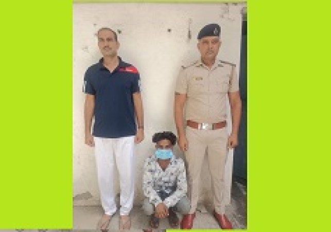 सीआईए-टू पुलिस की टीम ने अवैध देसी पिस्तौल सहित युवक को गिरफ्तार किया