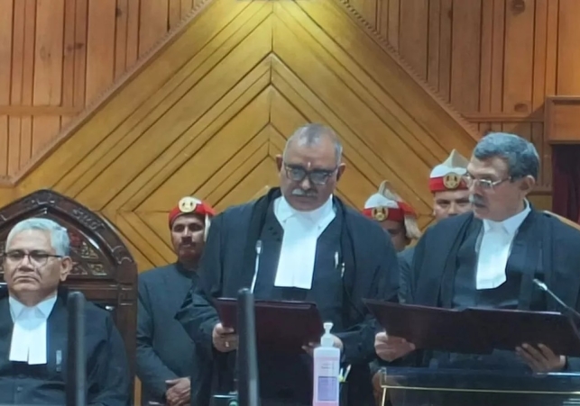 Oath taking of judges in Nainital High Court