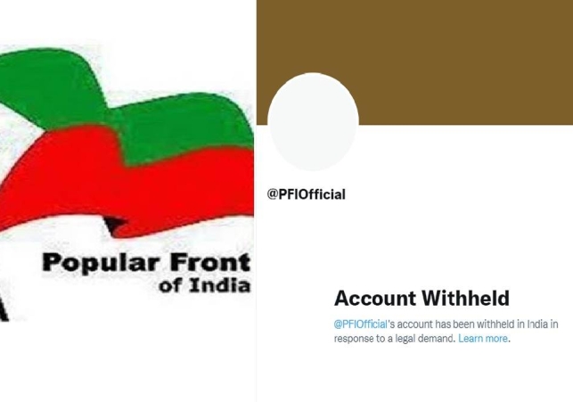 PFI Twitter Account Banned