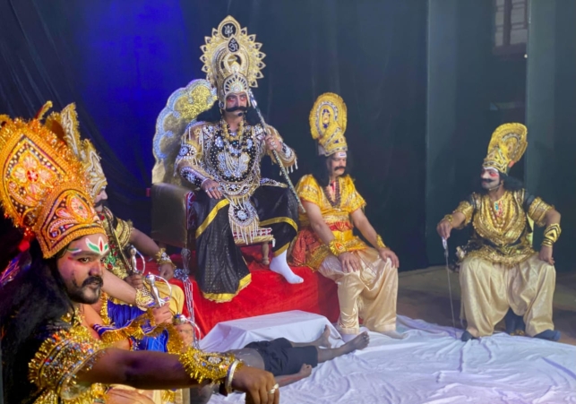 Ravana abducts Sita in Panchavati