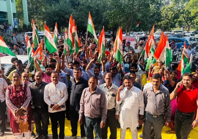 Employees Demonstrated Vehemently Demanding Restoration