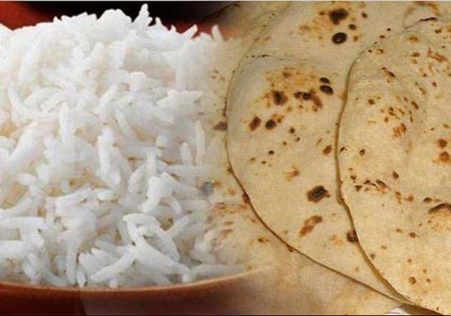 Roti or rice which is better for dinner