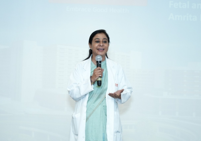 Successful surgery inside the womb at Amrita Hospital