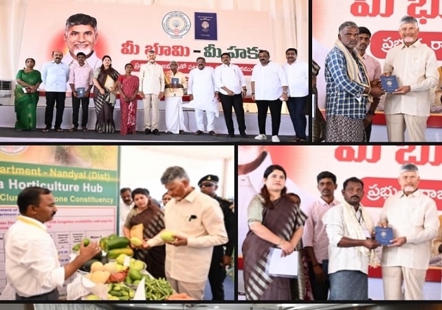 The Chief Minister Distributed Leases to Farmers