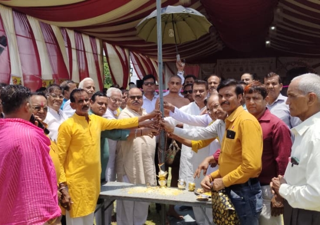 Grand foundation-laying ceremony