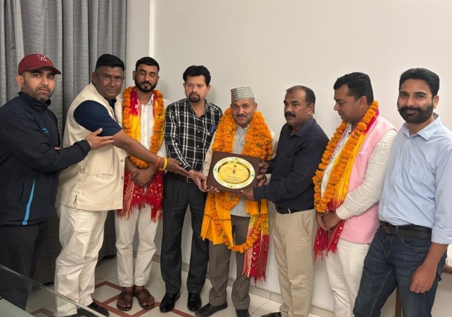 Upon his arrival in Chandigarh