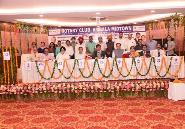 Dr. Kiran Angra appointed as President: सीए रमन ने कालर पहना डॉ किरन आंगरा को सौंपा अध्यक्ष का पदभार