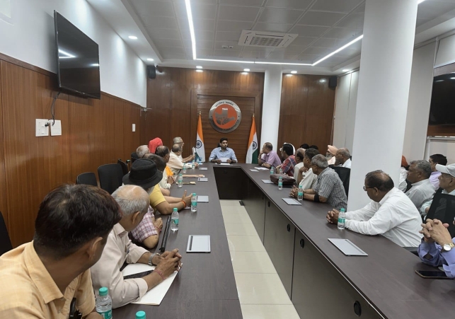 A delegation of Hindu Festival Mahasabha Chandigarh