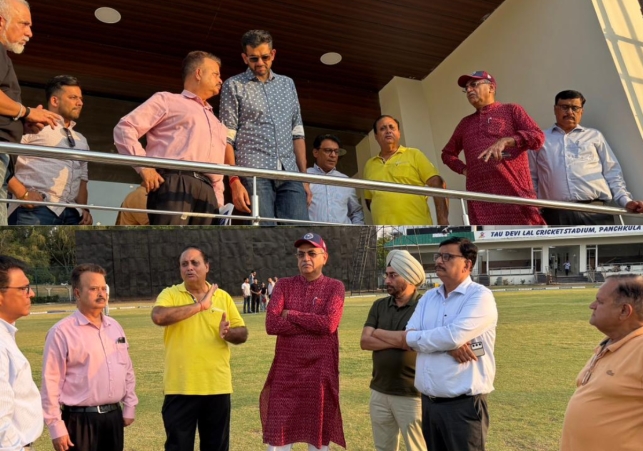 Sanjay Tandon Inspects TDL Stadium Ahead of CPL