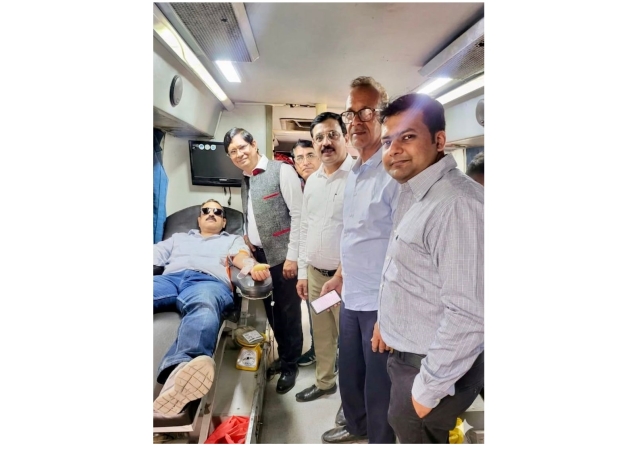 Successful Blood Donation Camp at Sukhna Lake