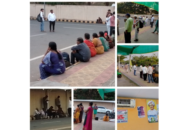 Arrangement for Employees to Sit Outside