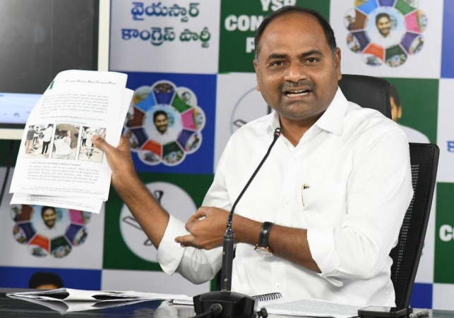 Chandrababu misled the public with fabricated stories