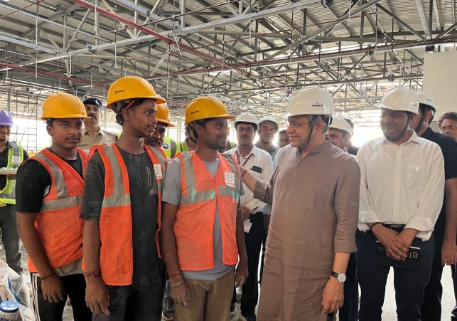 The Honorable Railway Minister inspected Gurgaon Railway Station