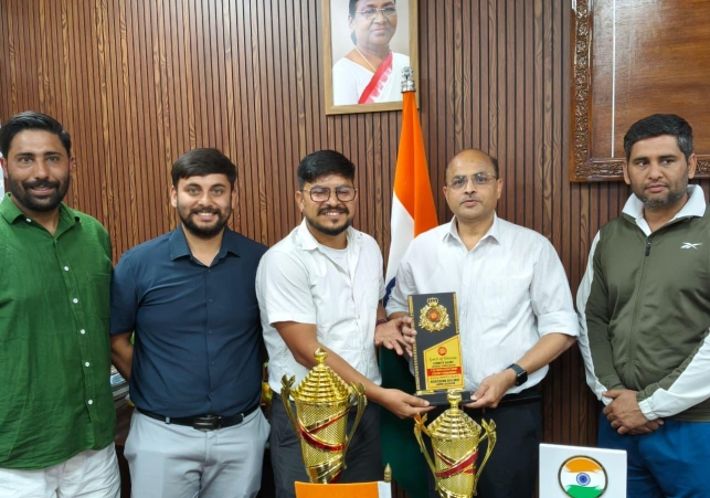 The Engineering Department won the Cricket Trophy 2026