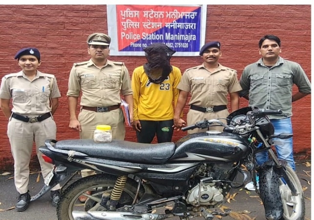 Police arrested the accused in the gold earring snatching case