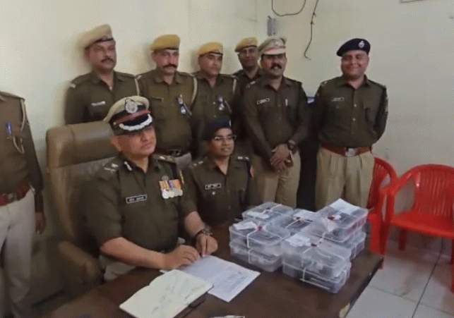 Hanumangarh: Huge cache of weapons recovered