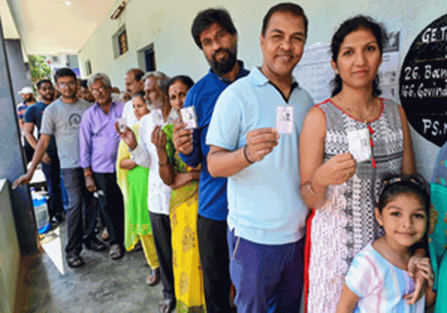 More than 63 percent voting in the third phase; Assam, Goa and West Bengal are at the forefront