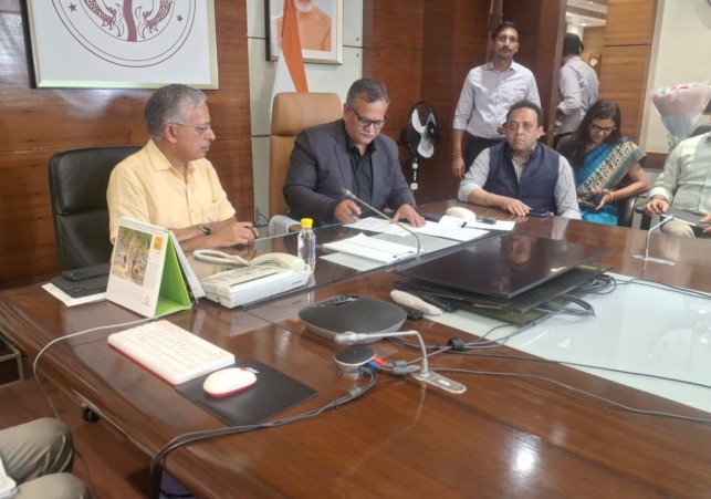 Newly appointed Chief Secretary SP Goyal