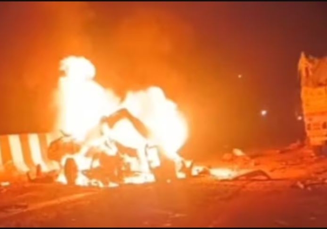 Horrific Road Accident in Mirzapur
