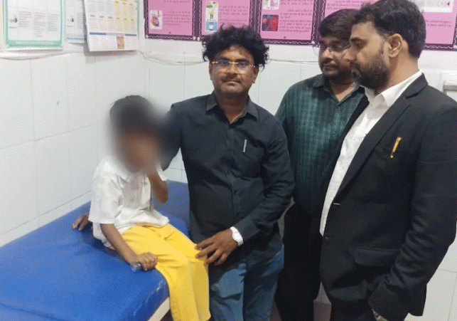 Nursery child in Varanasi denied permission to use the Bathroom