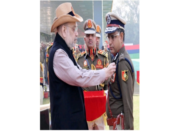 UT Police DGP Dr Sagar Preet Hooda was Awarded the President's Medal