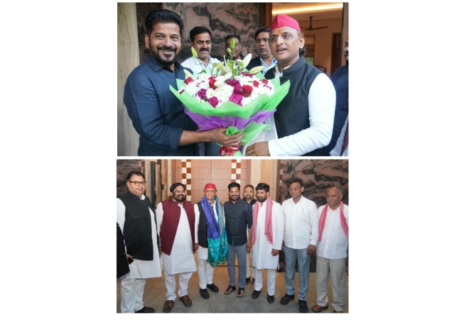 Revanth Reddy paid a courtesy visit to Akhilesh Yadav