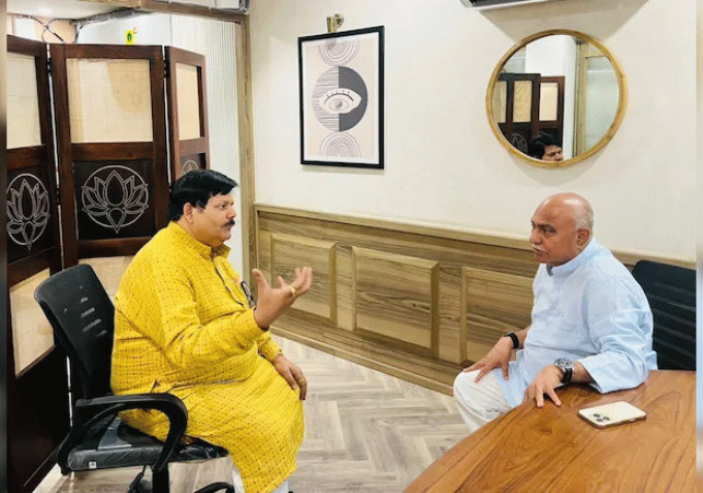 Controversy over BJP MLA Ambrish Sharma