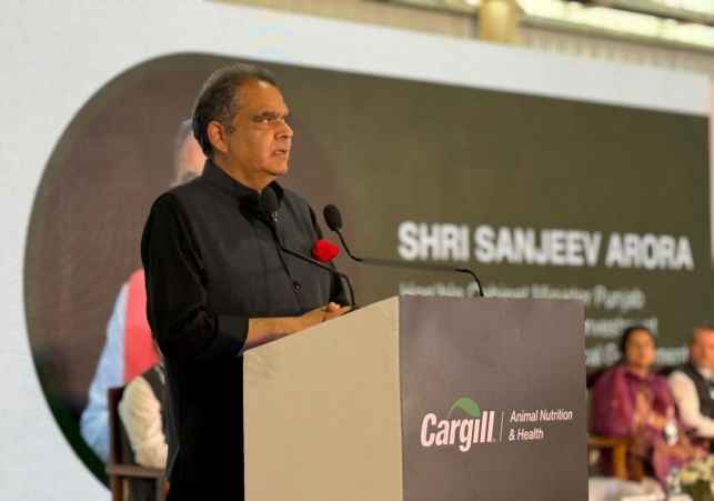 Cabinet Minister Sanjeev Arora Inaugurated Cattle Feed Manufacturing plant