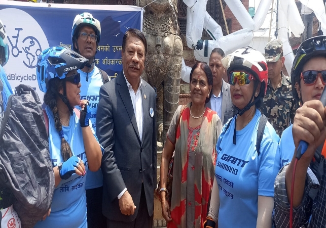 Hisar's social worker Veena Kumari met Nepal's Deputy Prime Minister