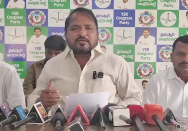Former minister and Singanamala YSRCP coordinator Sake Sailajanath