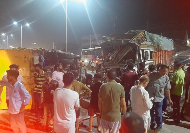 Accident in Derabassi